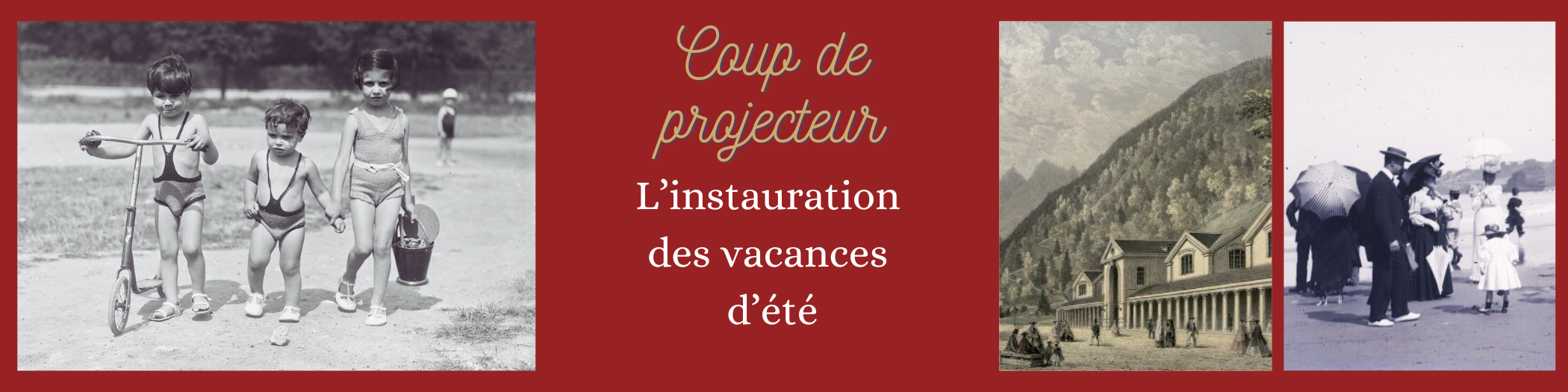 Bandeau de l'article sur les vacances d'été
