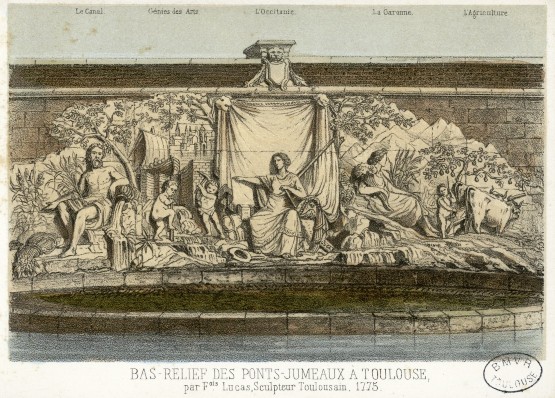 Bas-relief des Ponts-Jumeaux à Toulouse