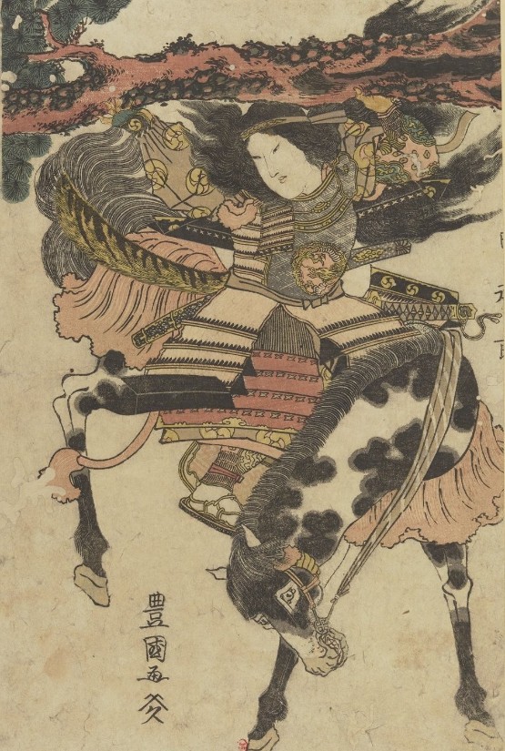Toyokuni III, Tomoe gozen, 18e s.