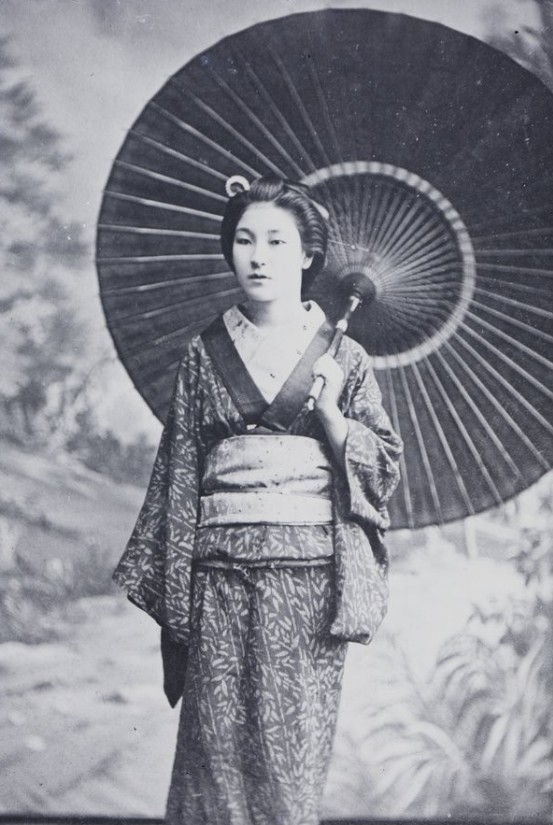 E. Trutat, Femme asiatique en kimono, deuxième moitié 19e s.