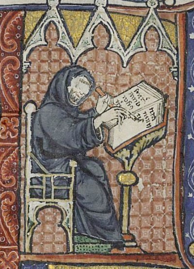 Biblia cum Hieronymi prologis [Bible avec prologue de saint Jérôme], manuscrit, XIVe s.