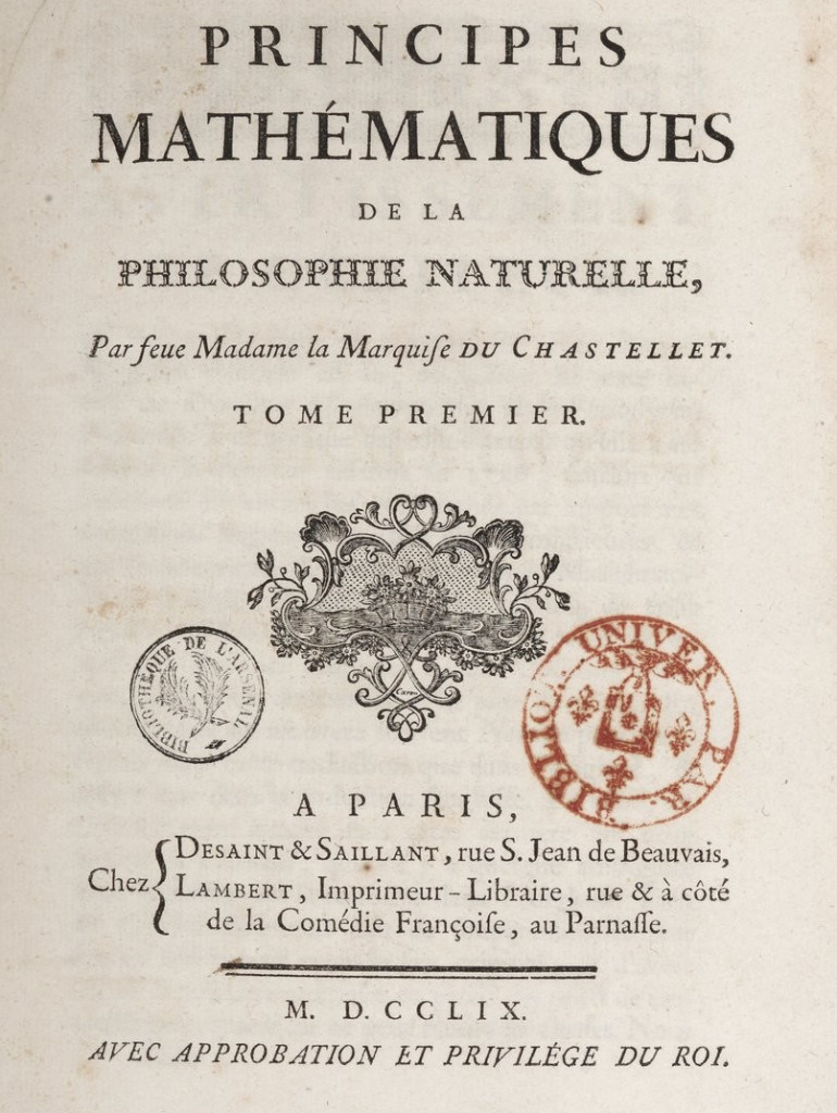 Principes mathématiques Newton